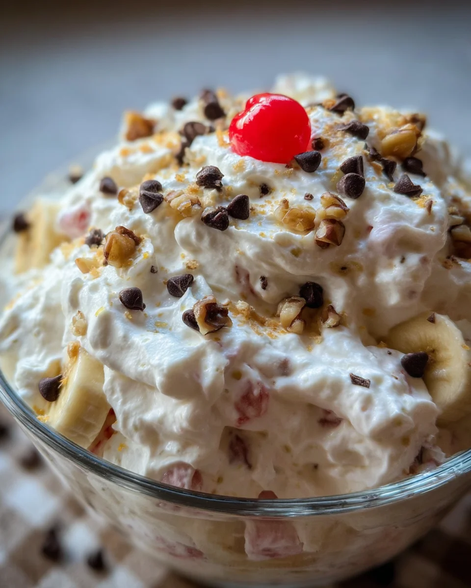 Banana Split Fluff Salad