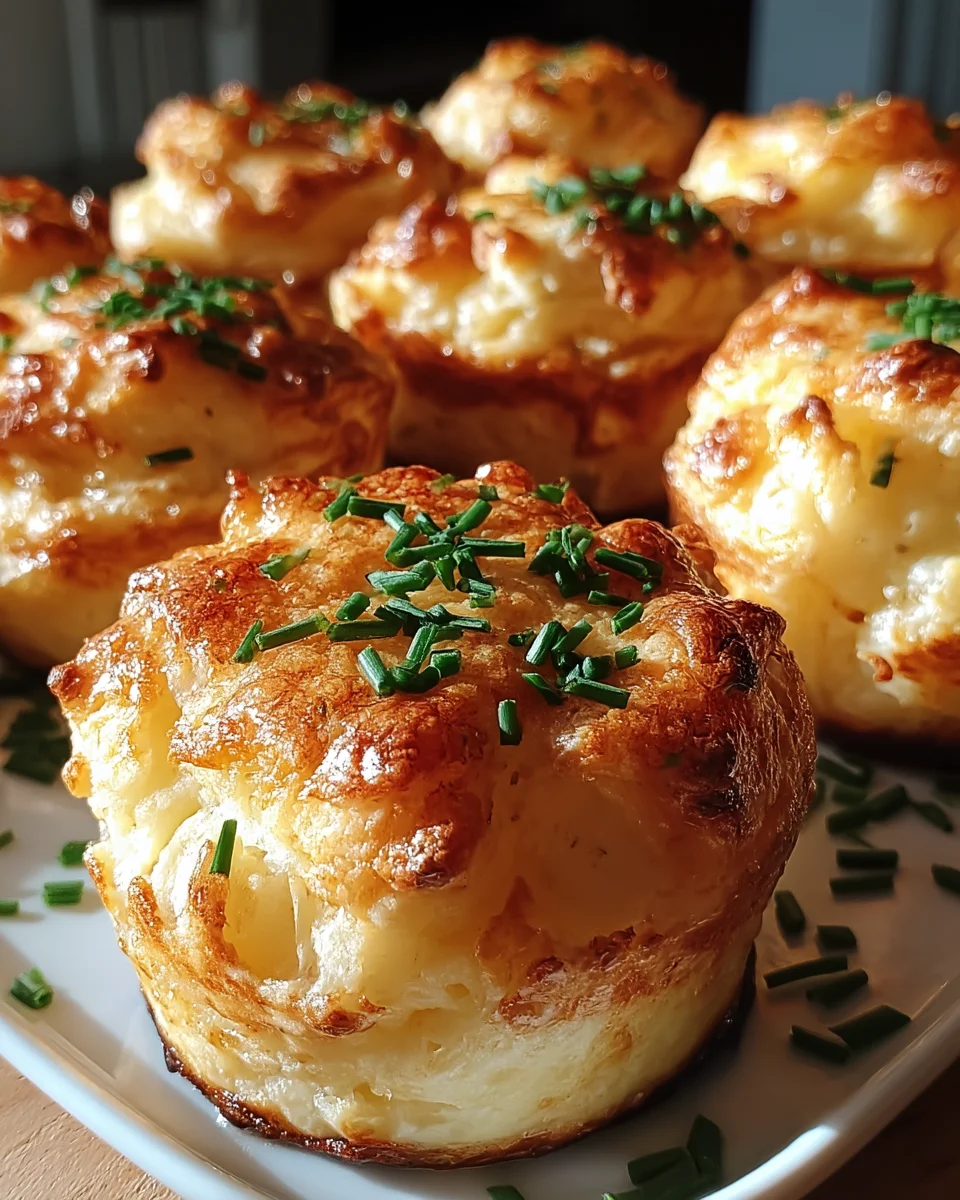 Cheesy Mashed Potato Puffs