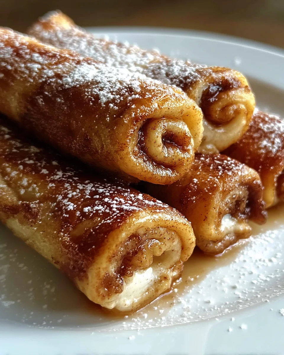 Cinnamon Roll French Toast Roll-Ups