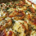 Garlic Basil Scalloped Potatoes