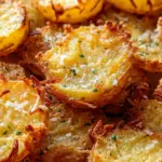 Golden Crispy Parmesan Garlic Potatoes