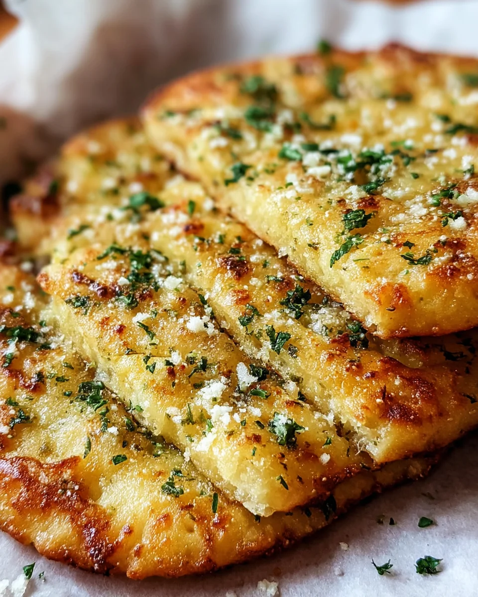Keto Garlic Flatbread
