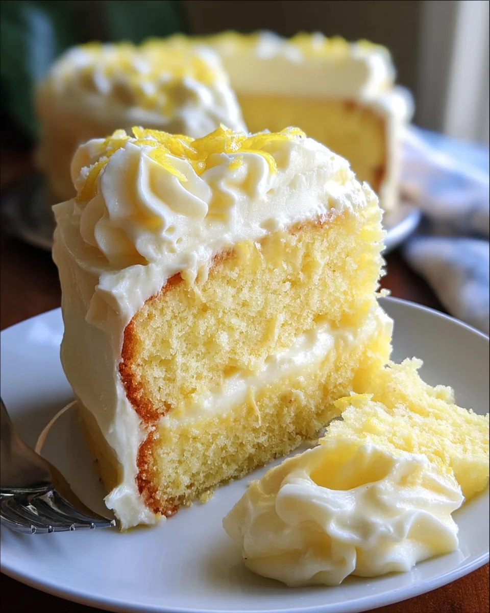 Lemon Velvet Cake With Lemon Cream Cheese Frosting