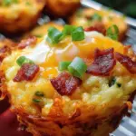 Loaded Bacon And Egg Hash Brown Muffins