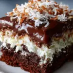 Mounds Poke Cake