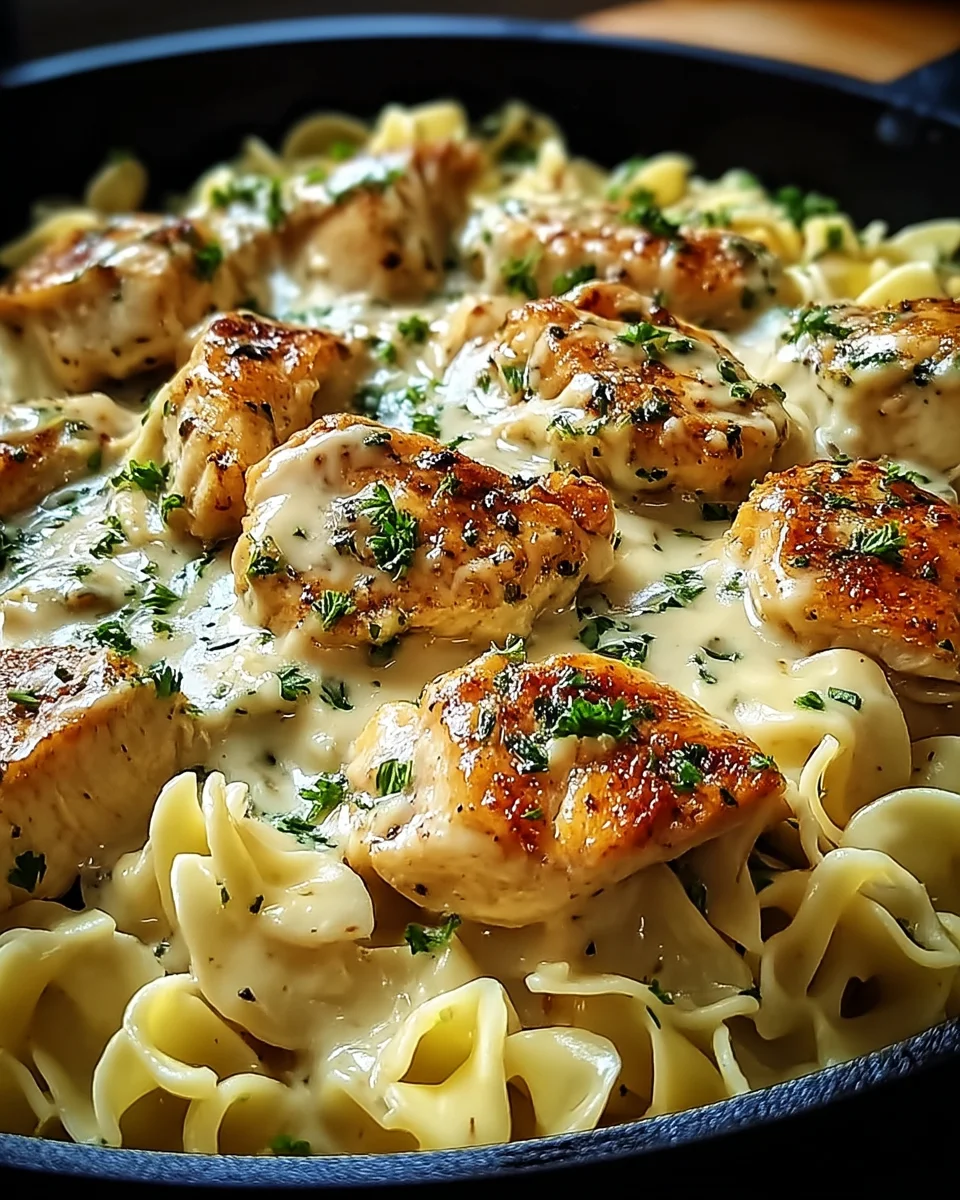 One Pan Chicken Noodles