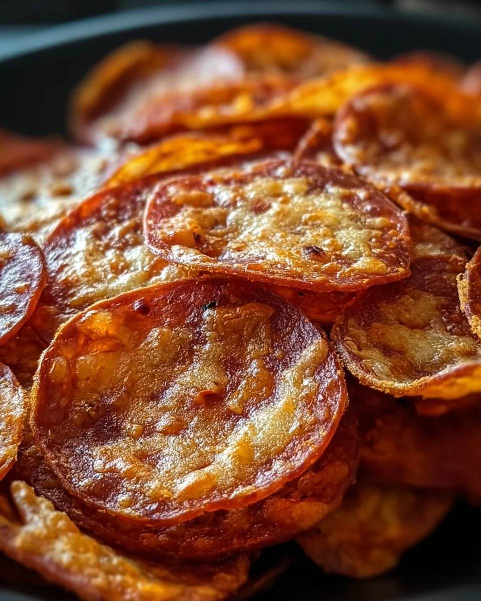 Pepperoni Cheese Crisps