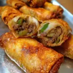 Philly Cheesesteak Egg Roll