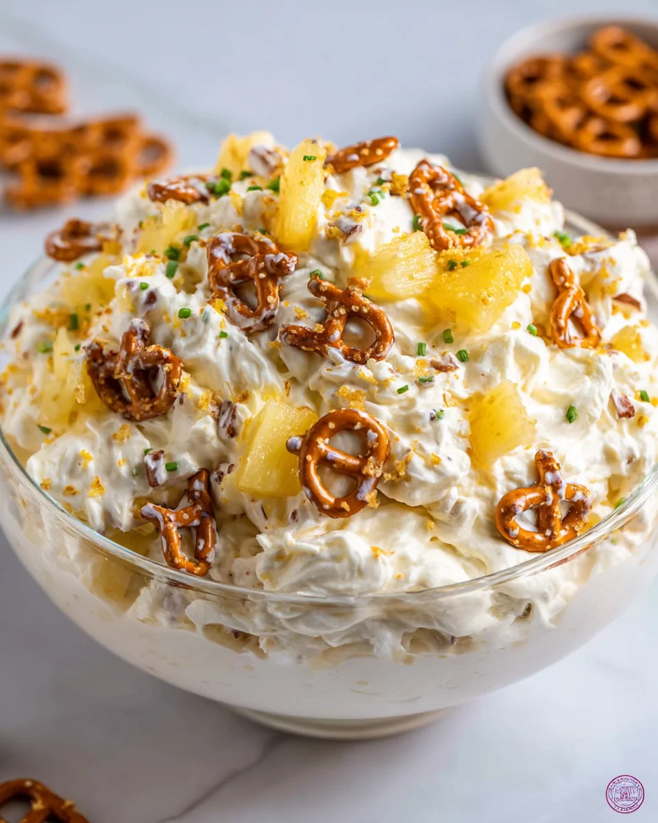 Pineapple Pretzel Fluff Salad