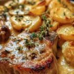 Pork Chops With Scalloped Potatoes