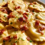 Ravioli Carbonara