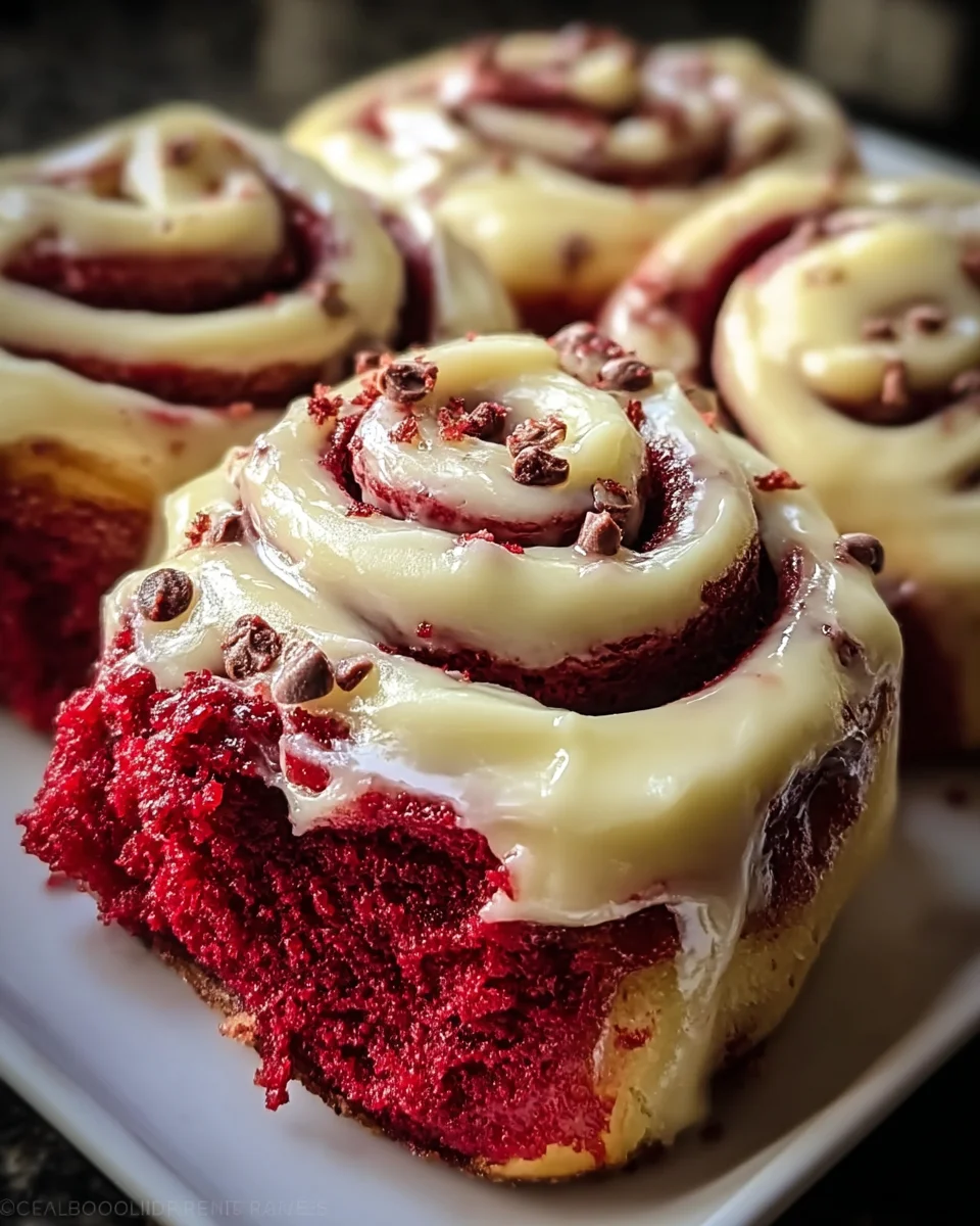 Red Velvet Cinnamon Rolls