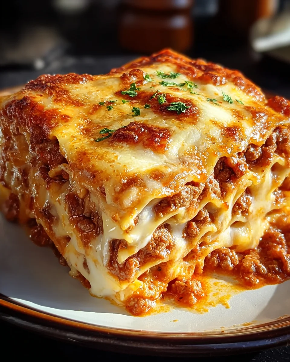 Rich Creamy Million Dollar Lasagna