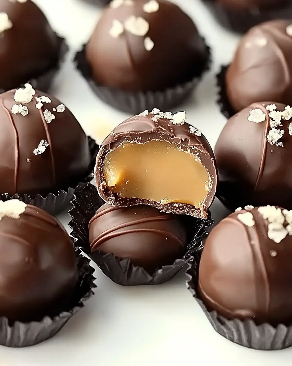 Salted Caramel Truffles