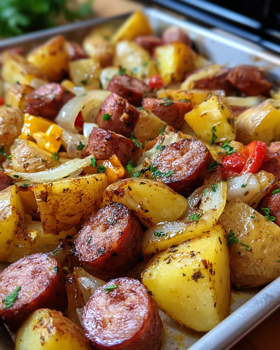 Smoked Sausage And Potato Bake