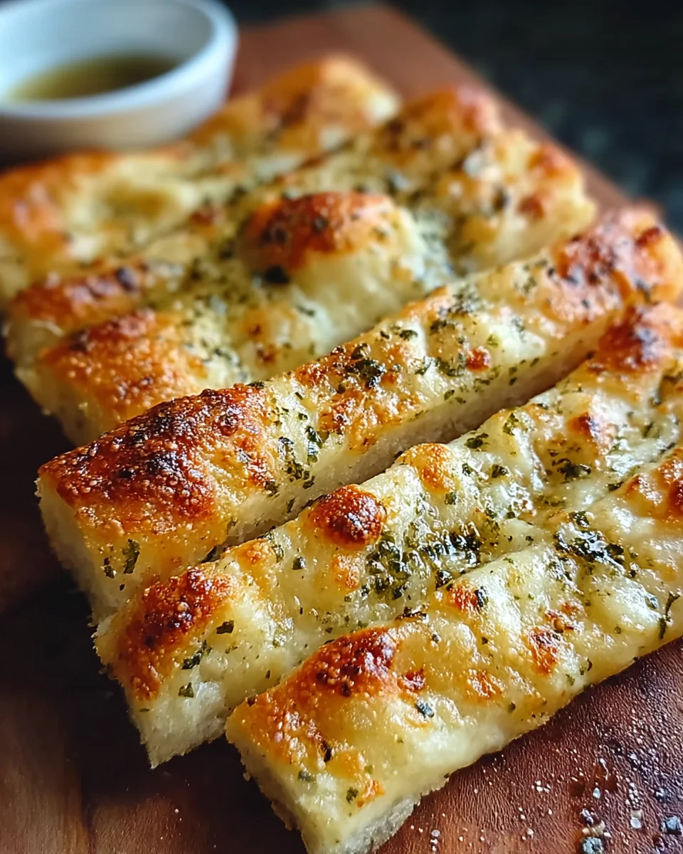 Sourdough Cheesy Breadsticks