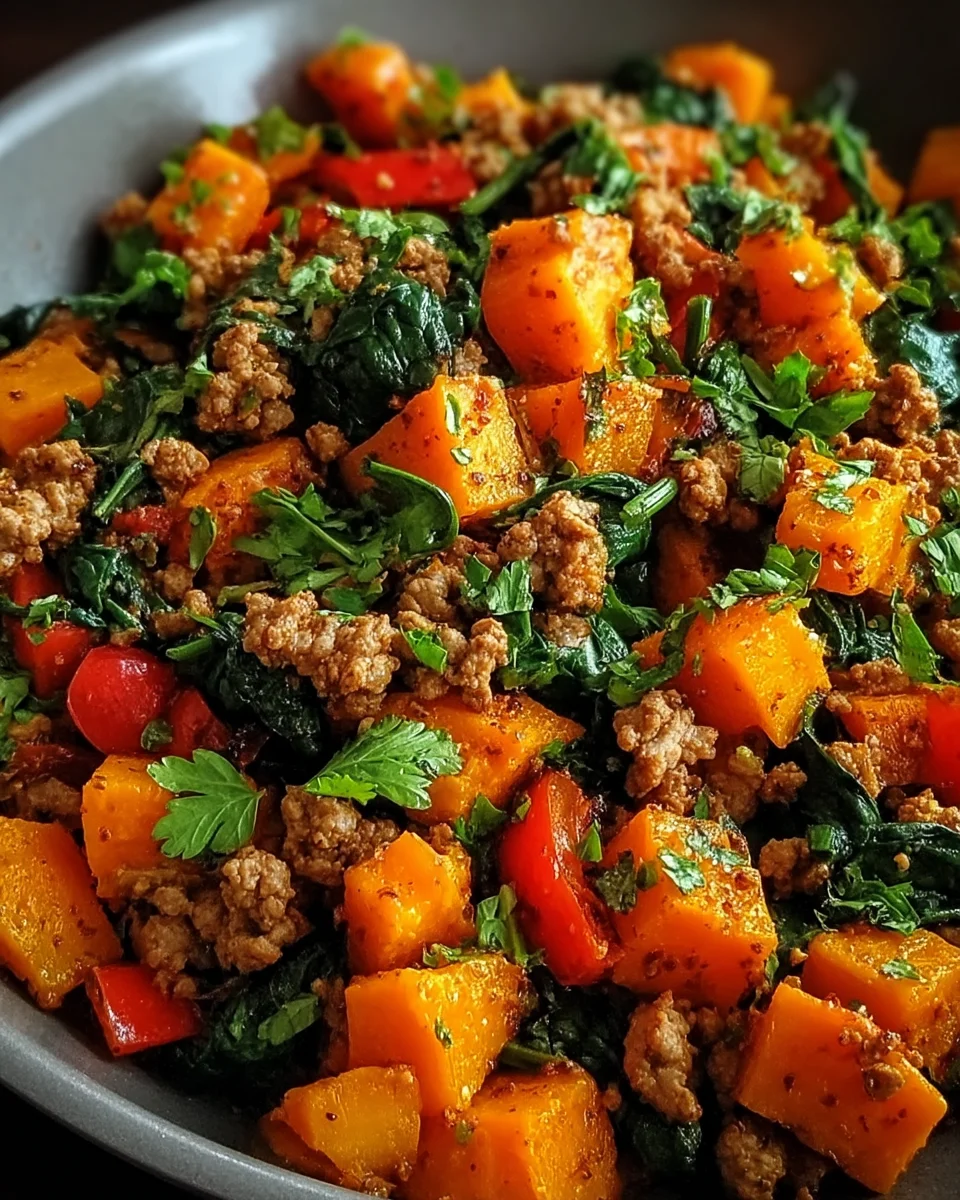 Turkey Sweet Potato Skillet