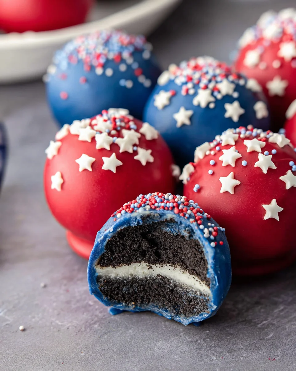 4th Of July Oreo Balls