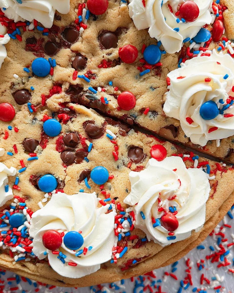 4th of July Cookie Cake 28 4th