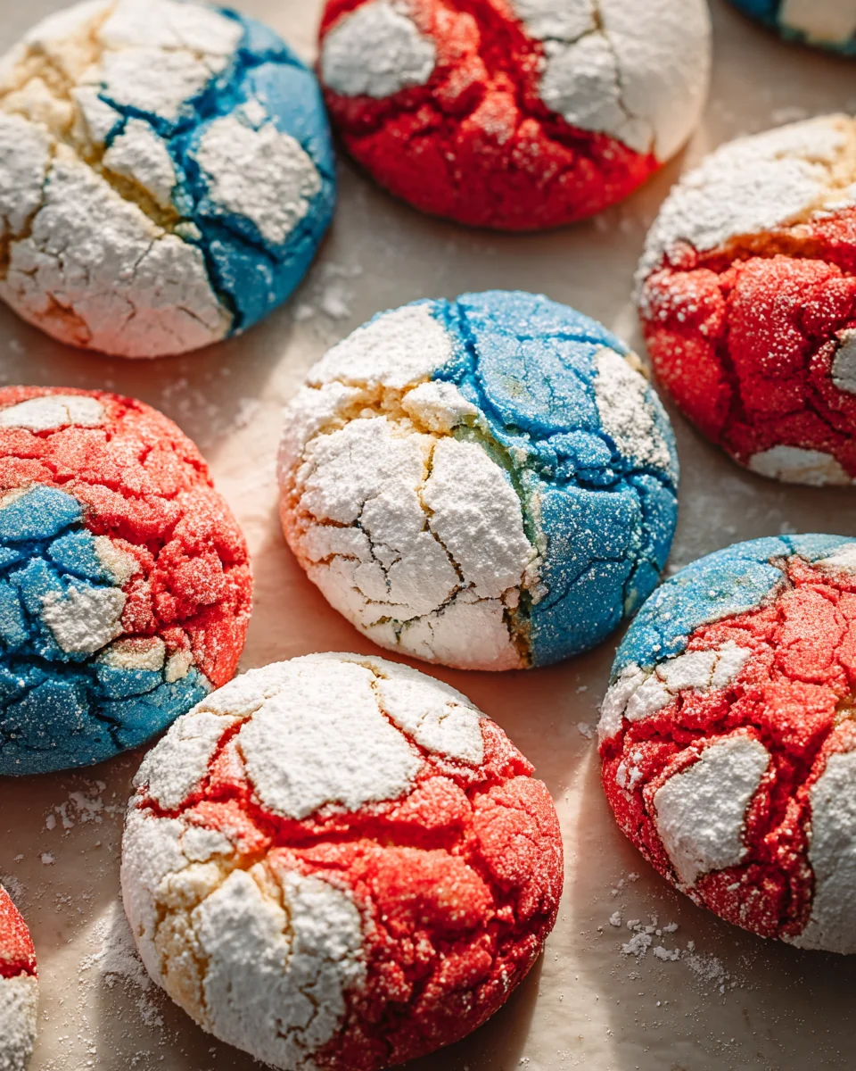 4th of July Crinkle Cookies 21 4th