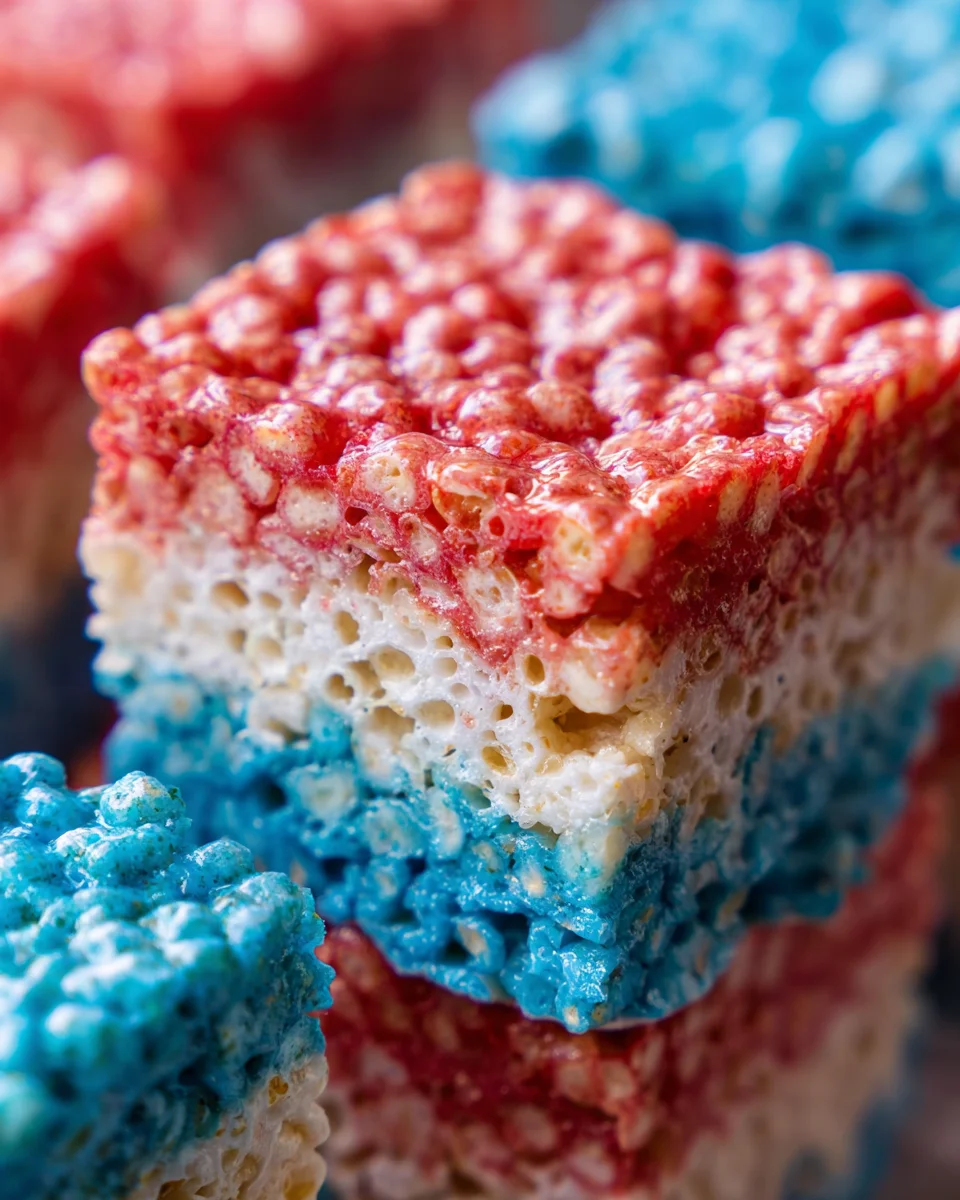 4th of July Rice Krispie Treats 13 4th