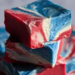 4th of July Tie Dyed Fudge 18 4th of July Tie Dyed Fudge