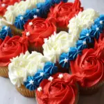 American Flag Cup Cake 27 American Flag Cup Cake