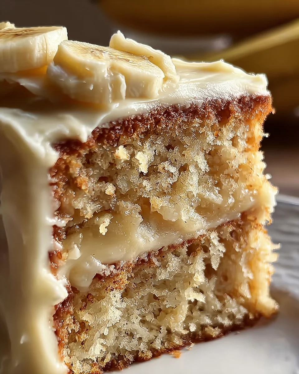 Banana Cake with Cream Cheese Frosting 27 Banana Cake with Cream Cheese Frosting