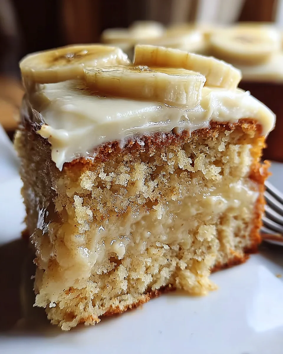 Banana Cake with Cream Cheese Frosting 25 Banana