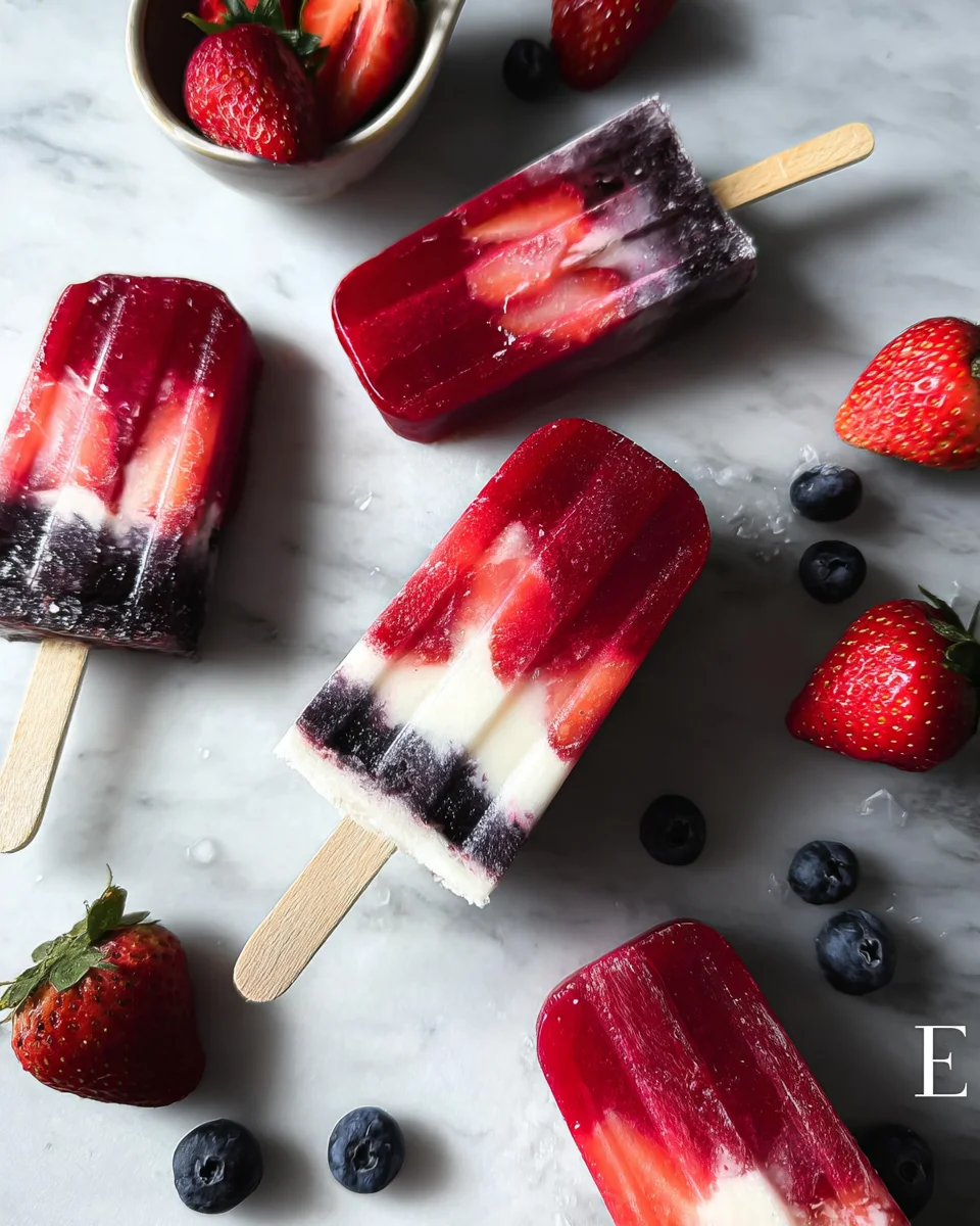 Berry-Coconut Rocket Pops 16 Berry-Coconut