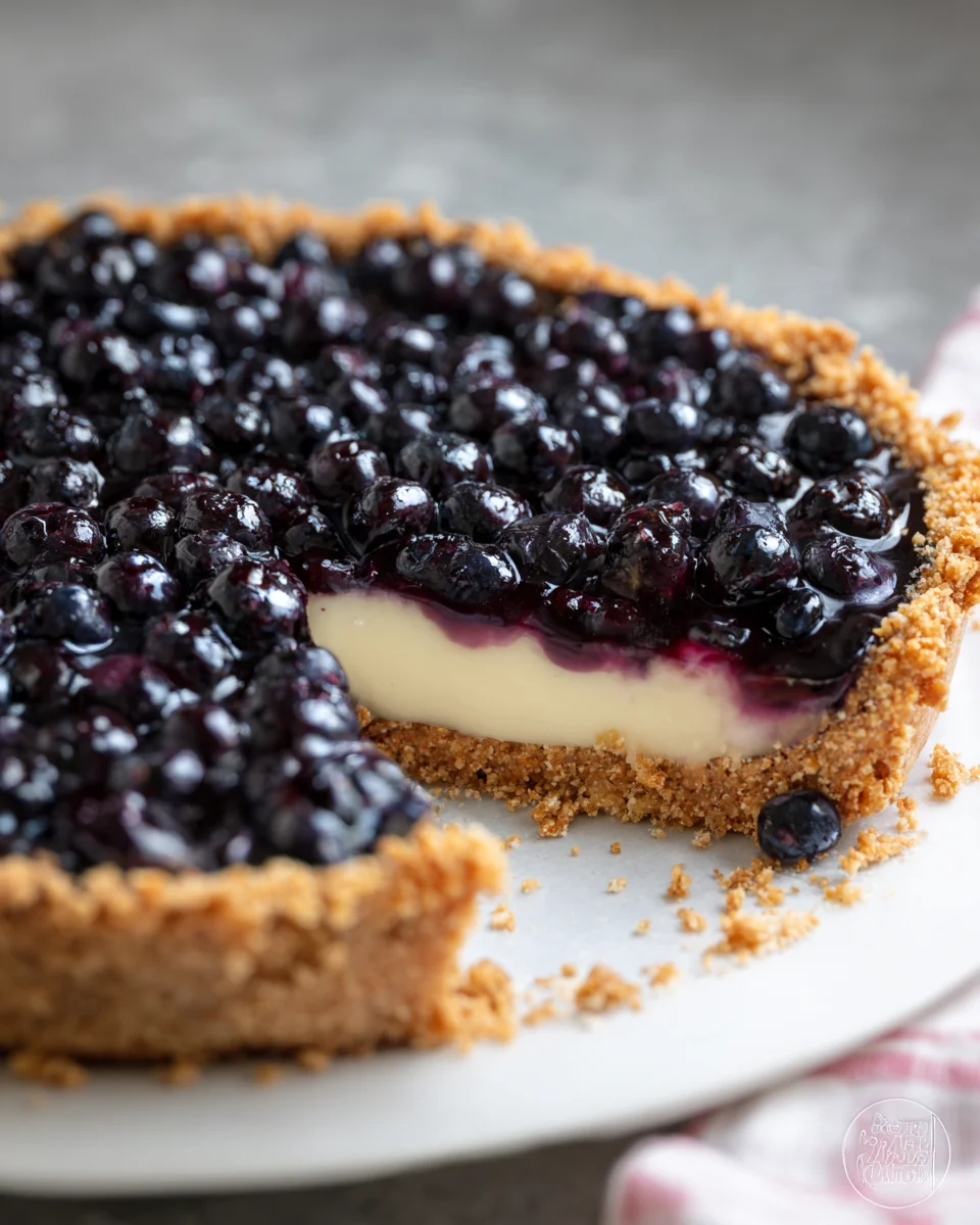 Blueberry Cream Pie