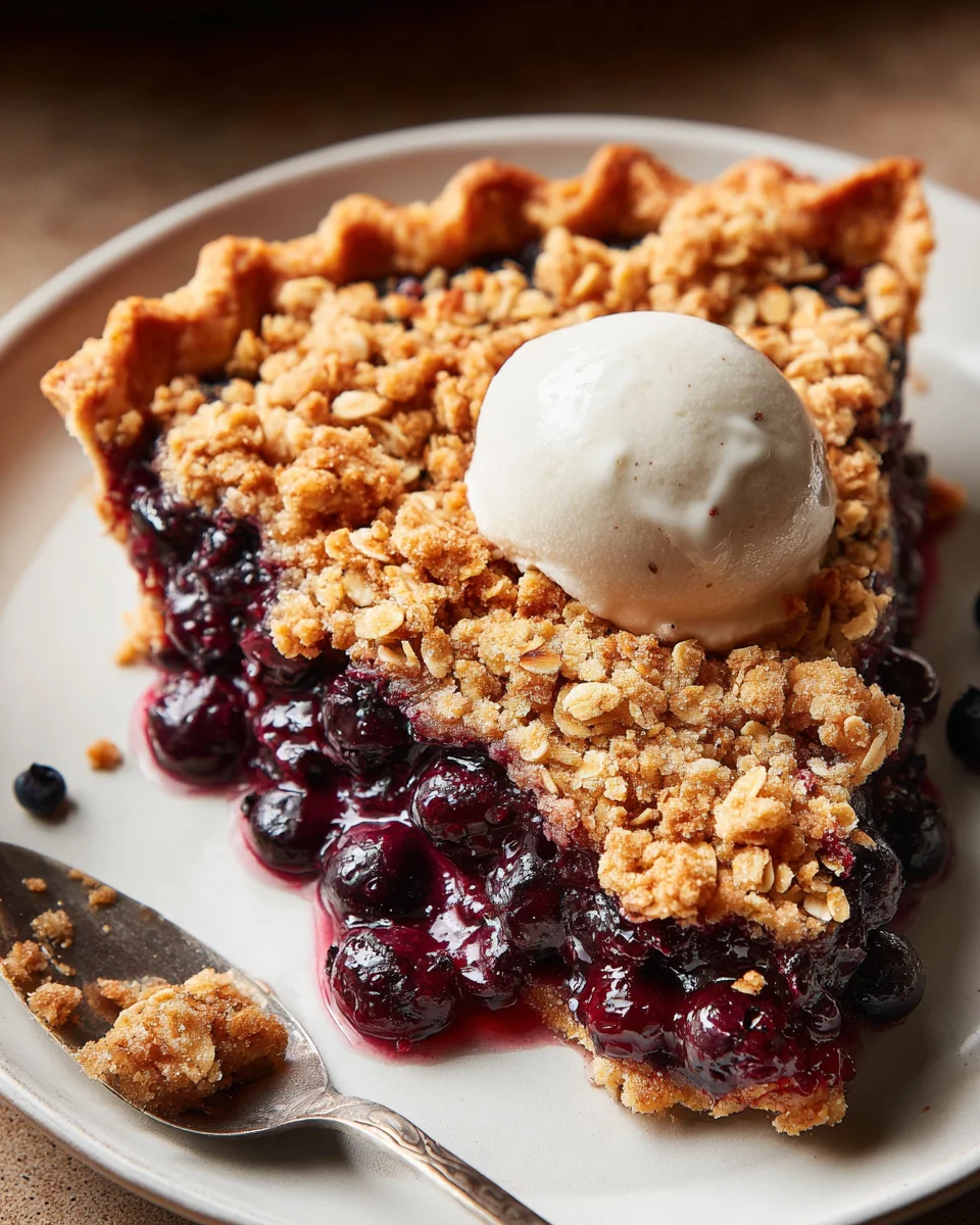 Blueberry Crumble Pie 23 Blueberry
