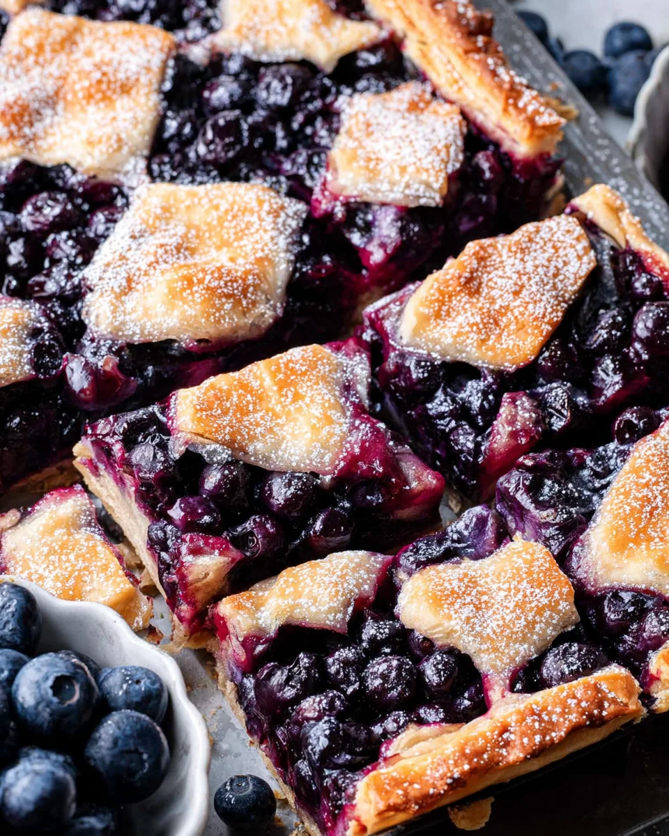Blueberry Slab Pie