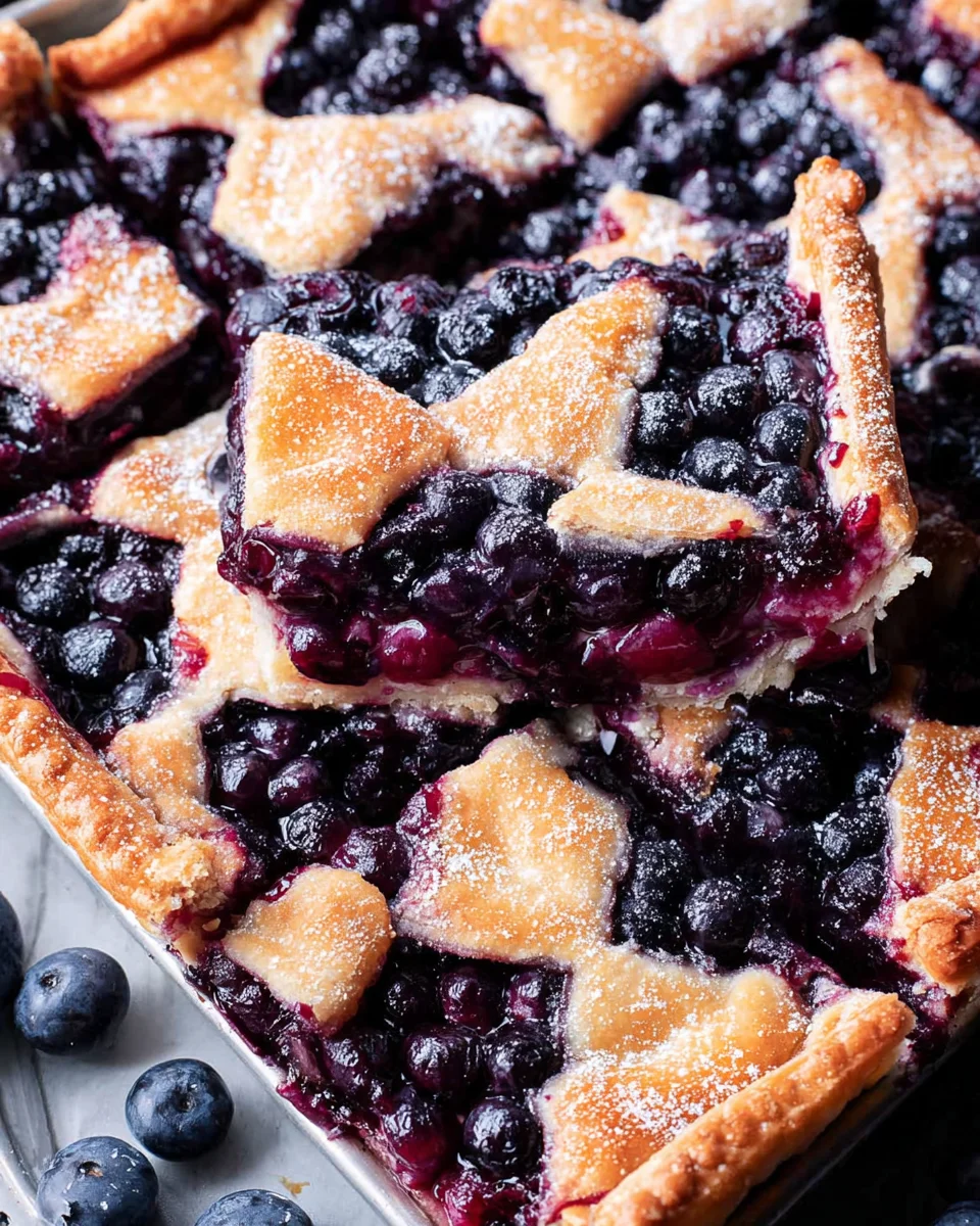 Blueberry Slab Pie 22 Blueberry