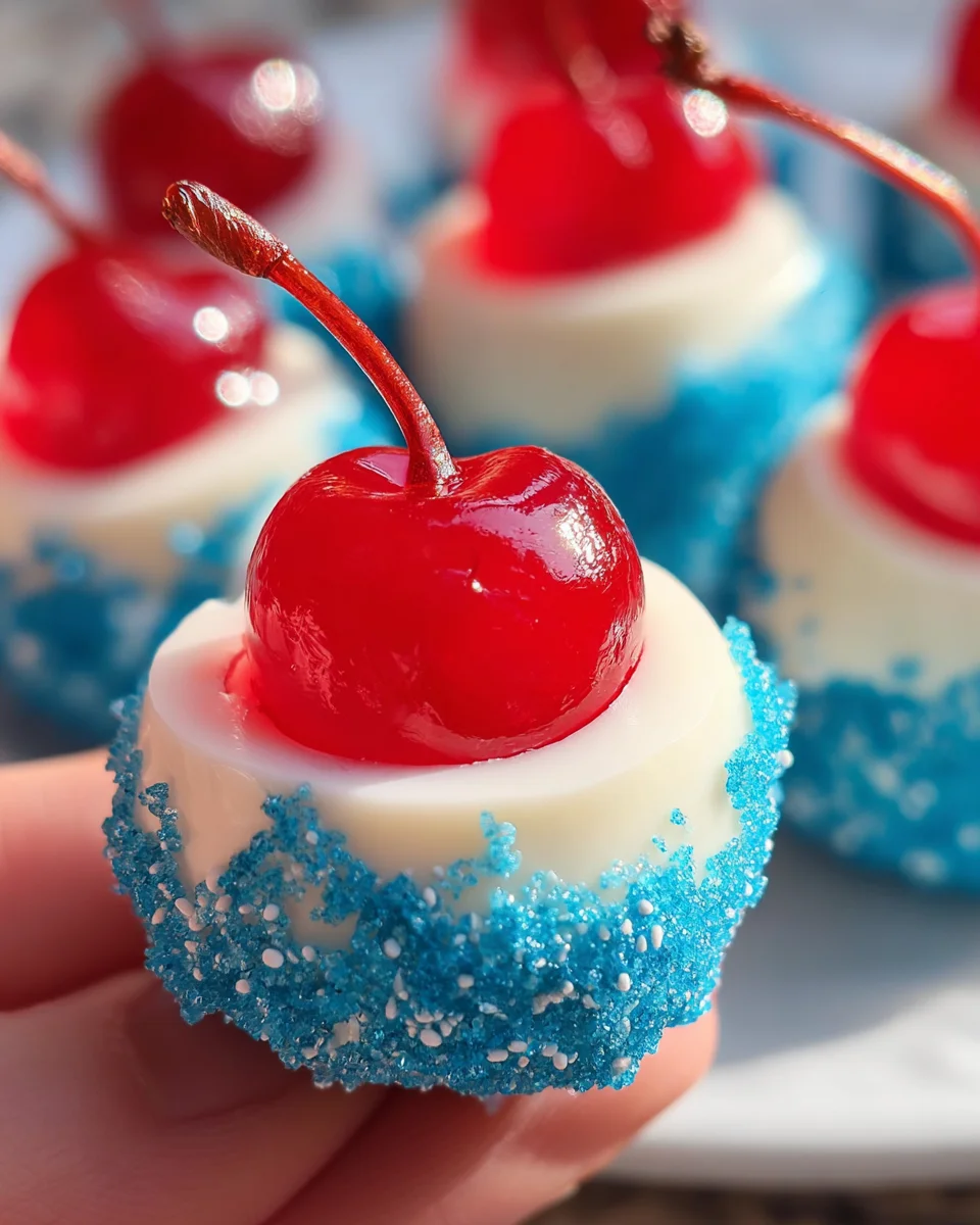 Boozy Cherry Bombs