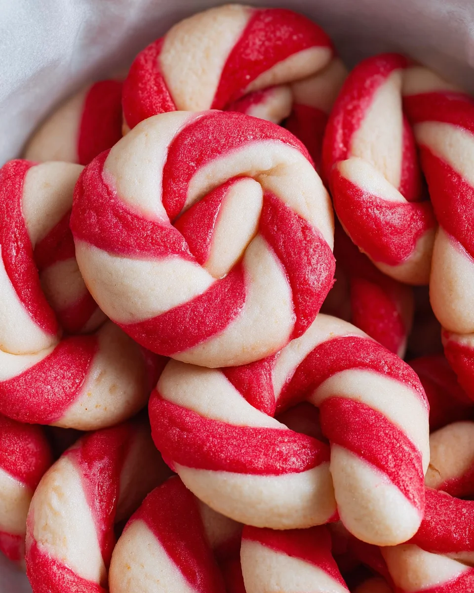 Candy Cane Cookies Recipe