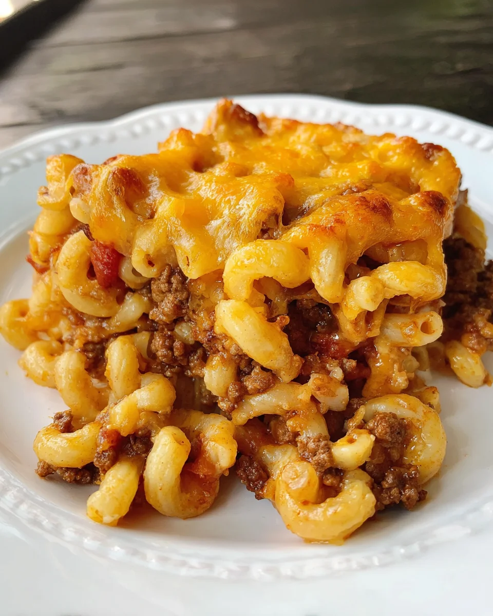 Chili Mac Casserole 16 Chili