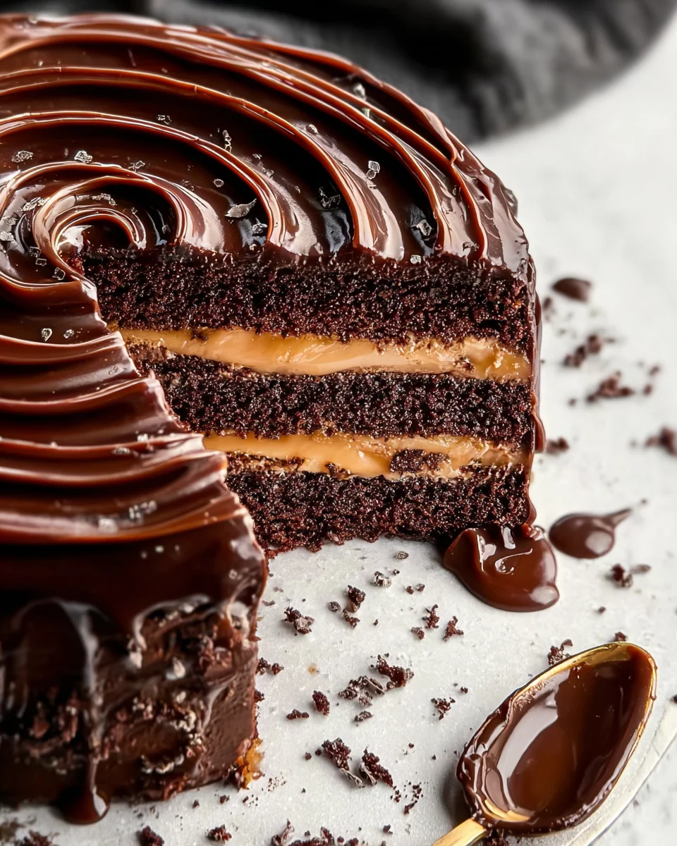Chocolate Dulce de Leche Cake 21 Chocolate