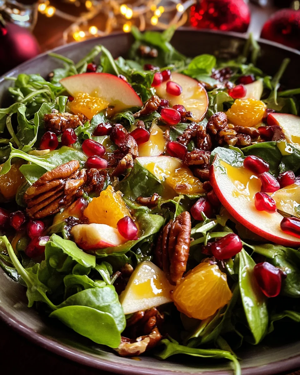 Christmas Salad with Honey Mustard Dressing 21 Christmas