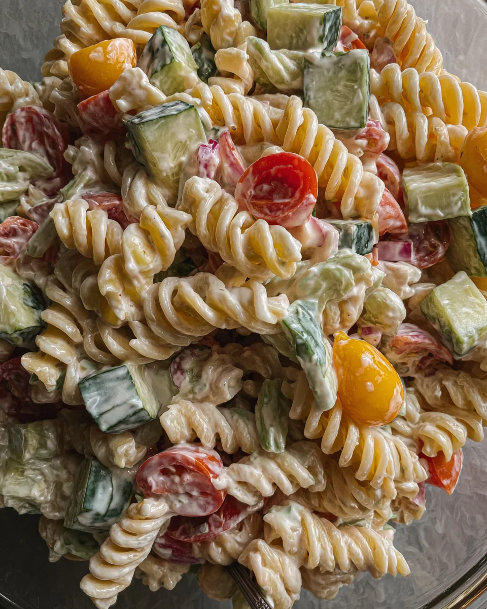 Creamy Pasta Salad 18 Creamy