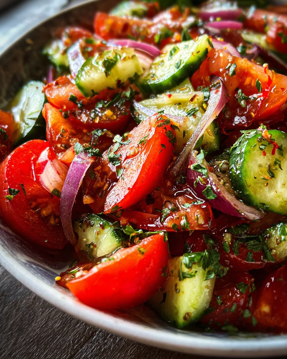 Cucumber Tomato Salad