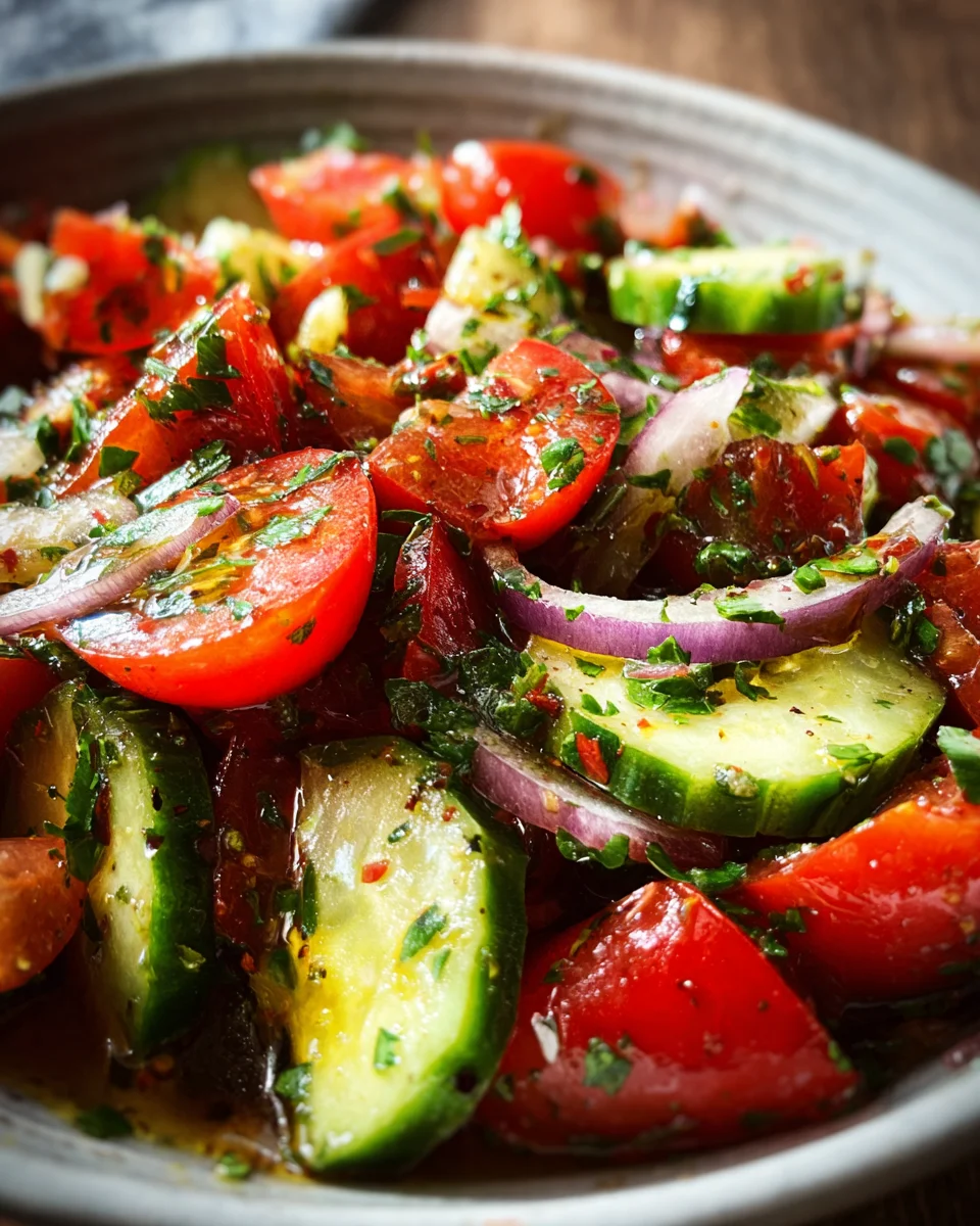 Cucumber Tomato Salad 25 Cucumber
