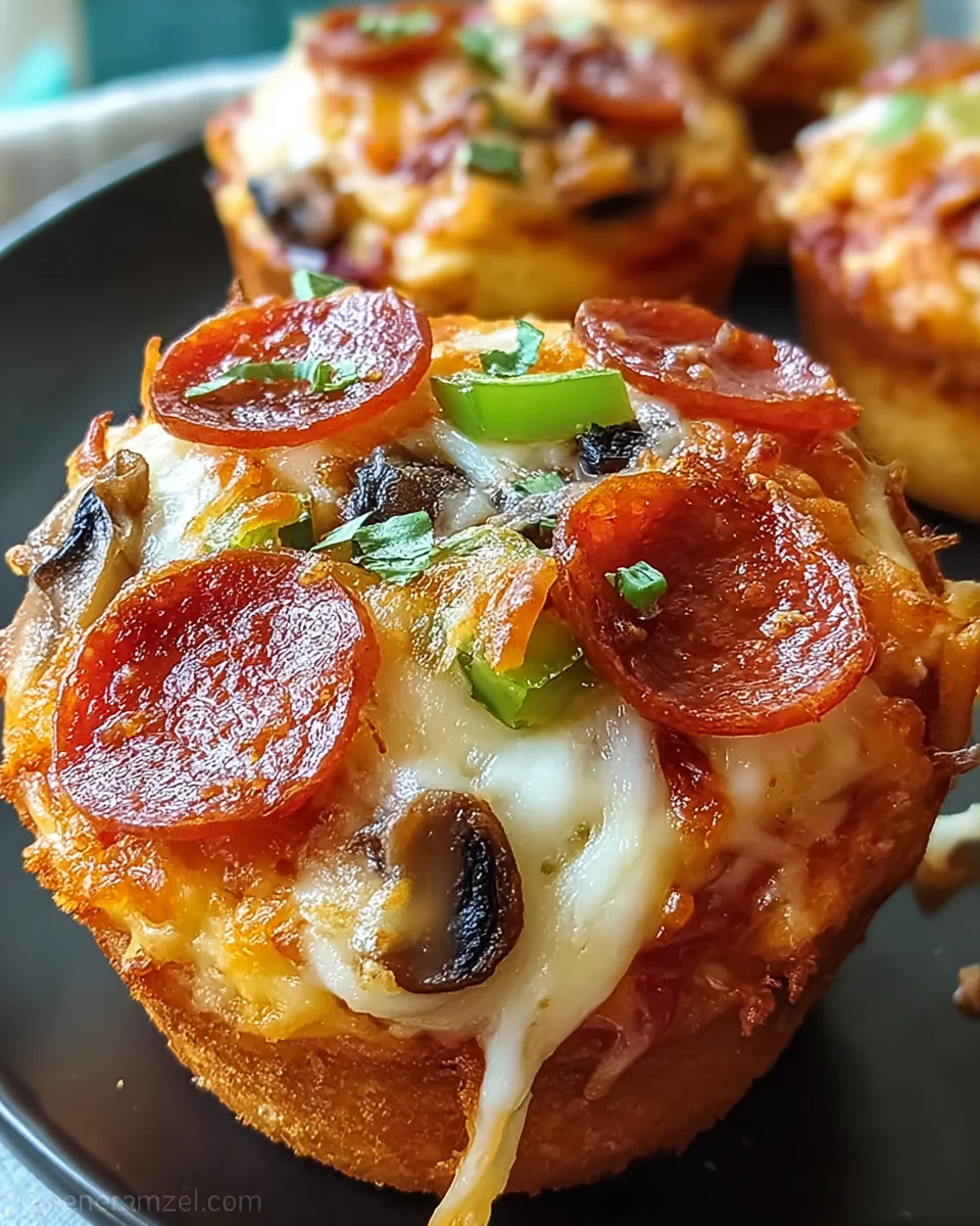 Deep Dish Pizza Cupcakes