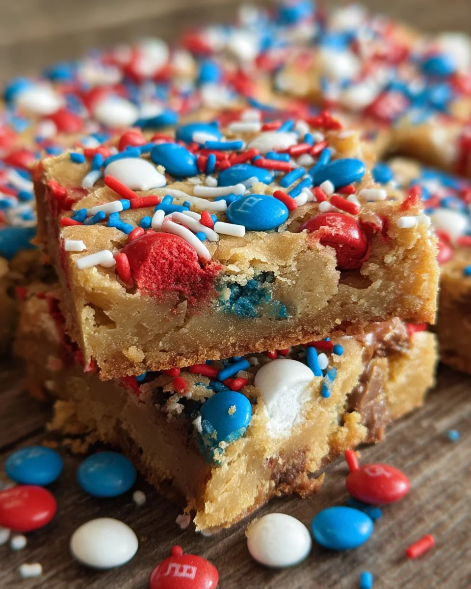 Fireworks Blondies