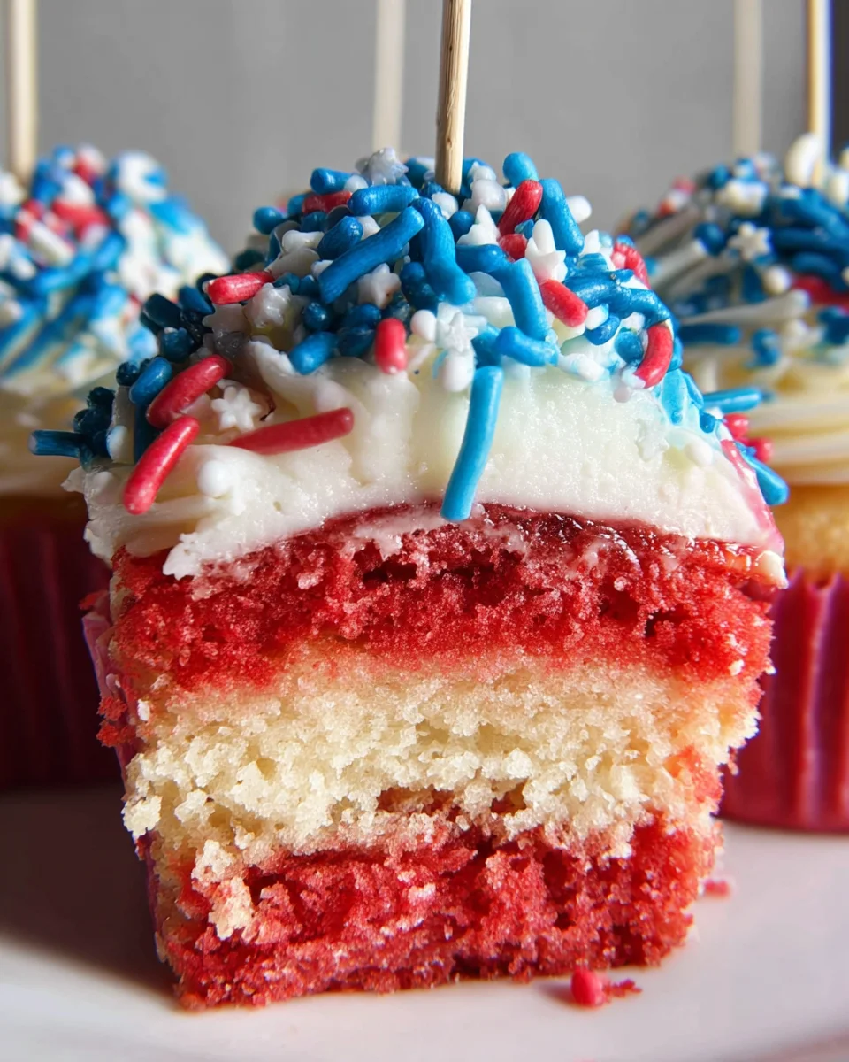 Fireworks Cupcakes