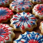 Fireworks Sugar Cookie Cake 21 Fireworks Sugar Cookie Cake