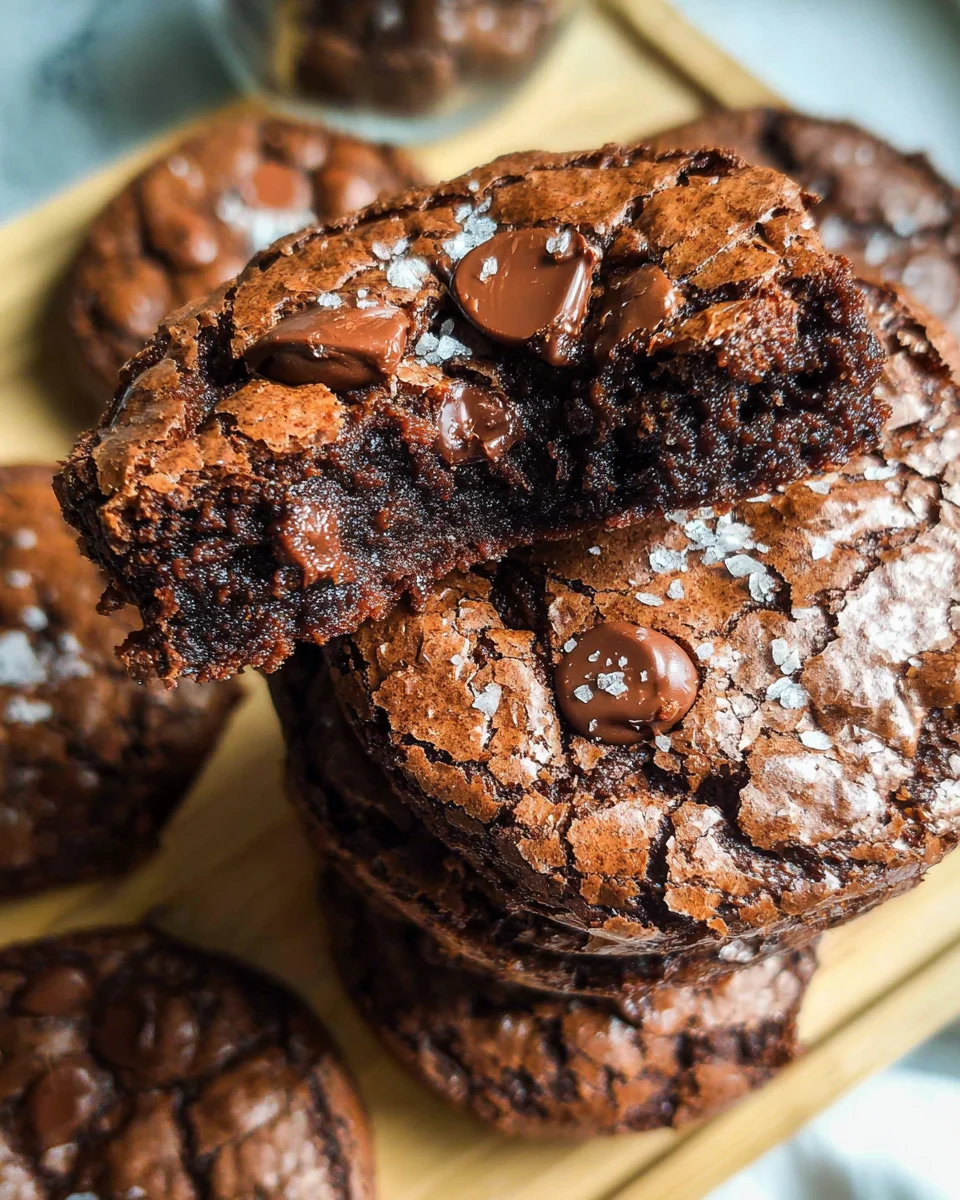 Fudgy Chewy Browkies (Brookies)