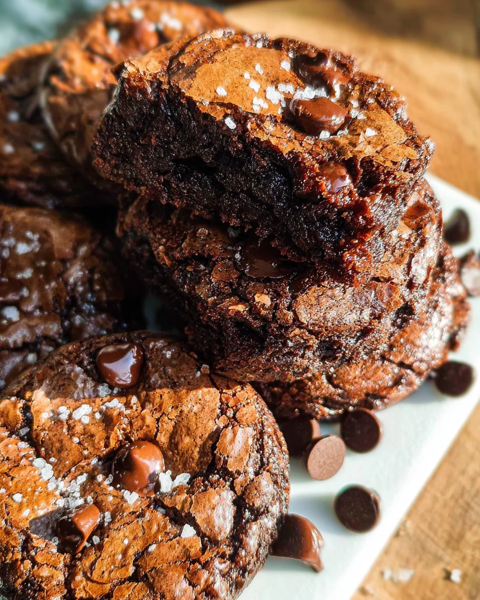 Fudgy Chewy Browkies (Brookies) 24 Fudgy