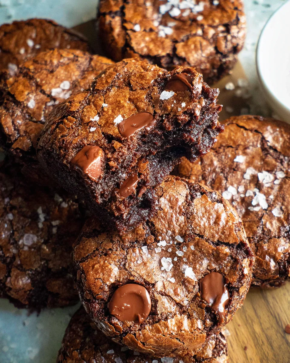 Fudgy Chewy Browkies (Brookies) 25 Fudgy