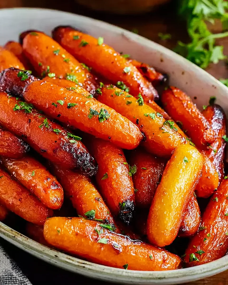 Glazed Roasted Carrots 17 Glazed